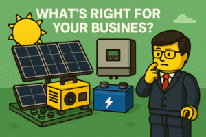 Solar, Backup, Inverters & Batteries – What’s Right for Your Business?